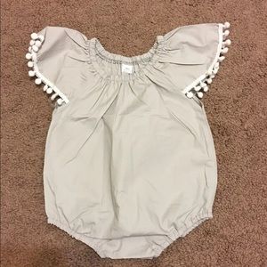 Baby Girl Pom Pom Onesie